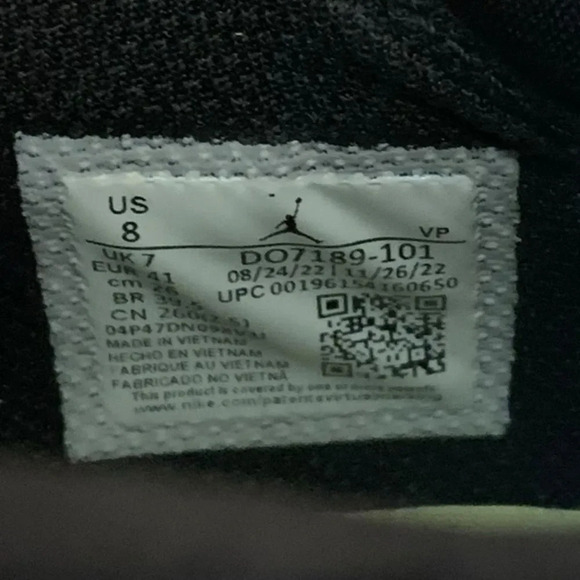 EUC Nike Jordan Why Not White Multi Men’s 8 - Picture 5 of 7